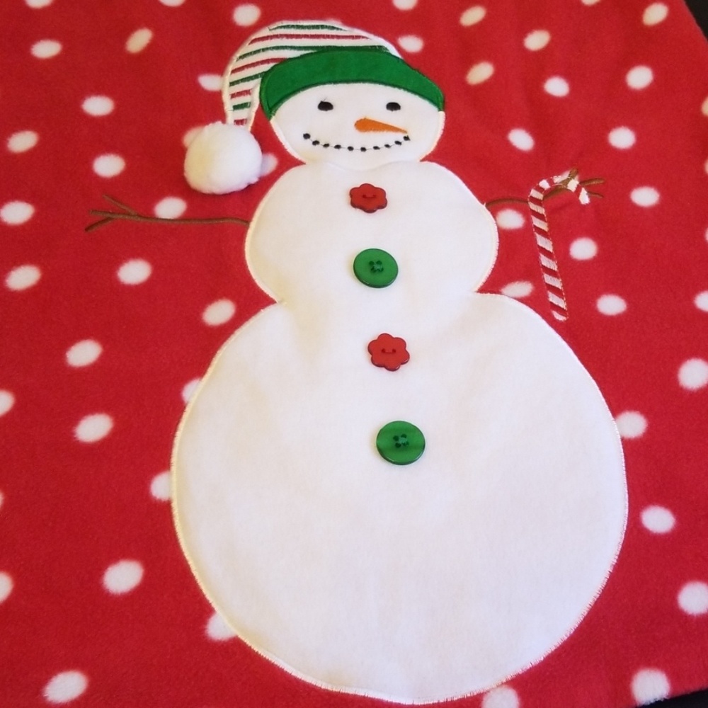 BONNIE JEAN applique snowman jumper - Picture 2 of 5